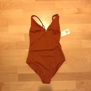 COS Rust Swimsuit size 2 NWT